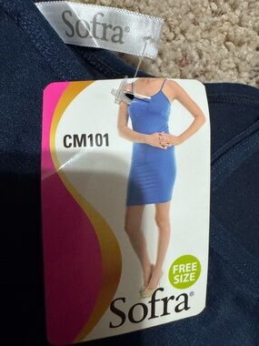 Sofra Royal Blue Spaghetti-Strap Bodycon Dress